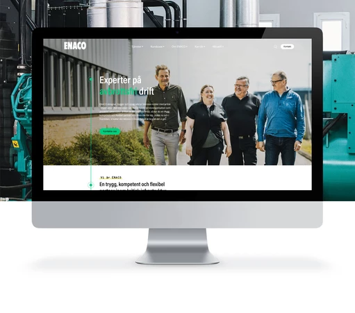 ENACOs nya hemsida är skapad med Yodo CMS.